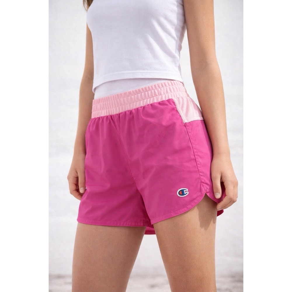 Champion Shorts Girls XL Pink Athletic Running Lined Lightweight NWT Athleisure
